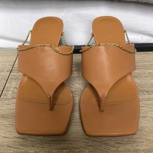 Open Edit Heeled Mule